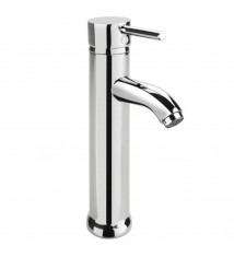 Robinet mitigeur de lavabo haut en laiton chrome