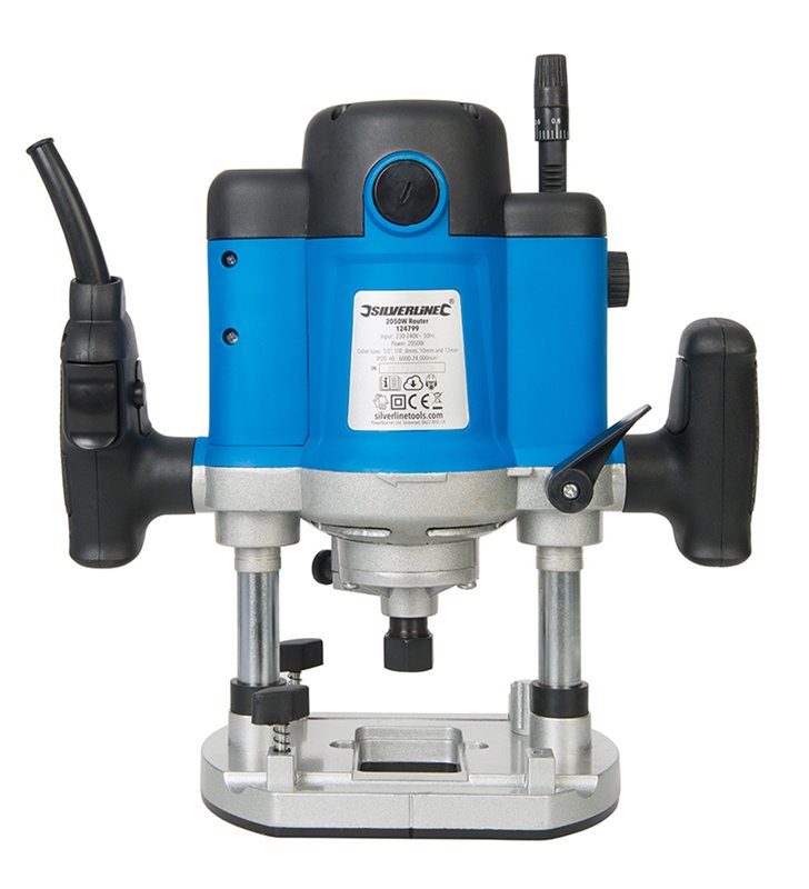Défonceuse plongeante 1/2" Silverline 2050W