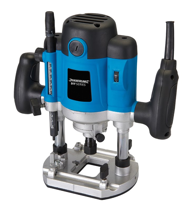 Défonceuse plongeante 1/2 Silverline 1500W