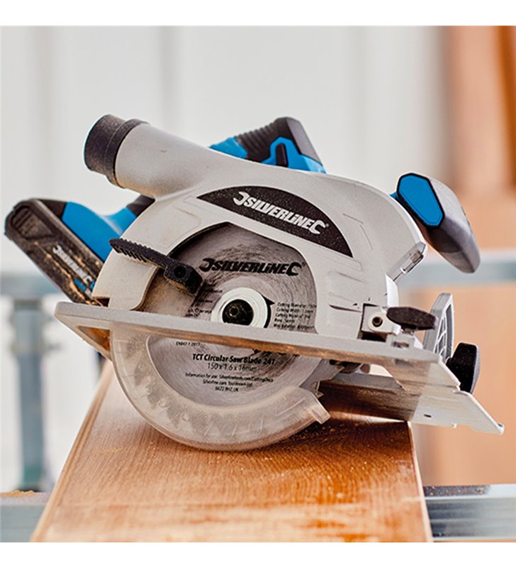 Scie circulaire electique Silverline 150mm 18V