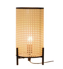 Lampe design Bali cannage naturel compatible LED