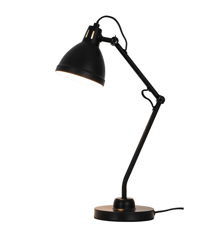 Lampe design Carmen en métal noir compatible LED