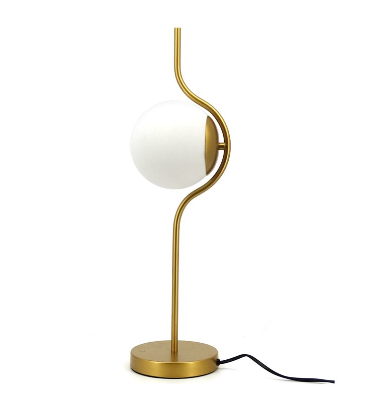 Lampe d’intérieure design Ramy métal doré compatible LED 