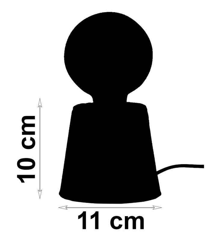 Lampe d'intérieur moderne Kibo papier effet marbré beige compatible LED