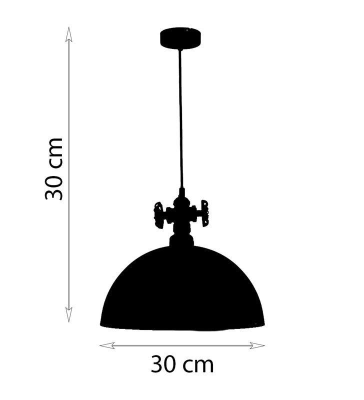 Suspension d'intérieur design Robin 130cm réglable métal noir et rouge LED