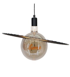 Luminaire de plafond moderne Sphere 150cm réglable métal noir compatible LED