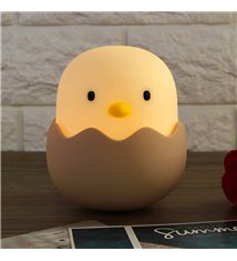 Veilleuse Piou pour enfant tactile en silicone LED