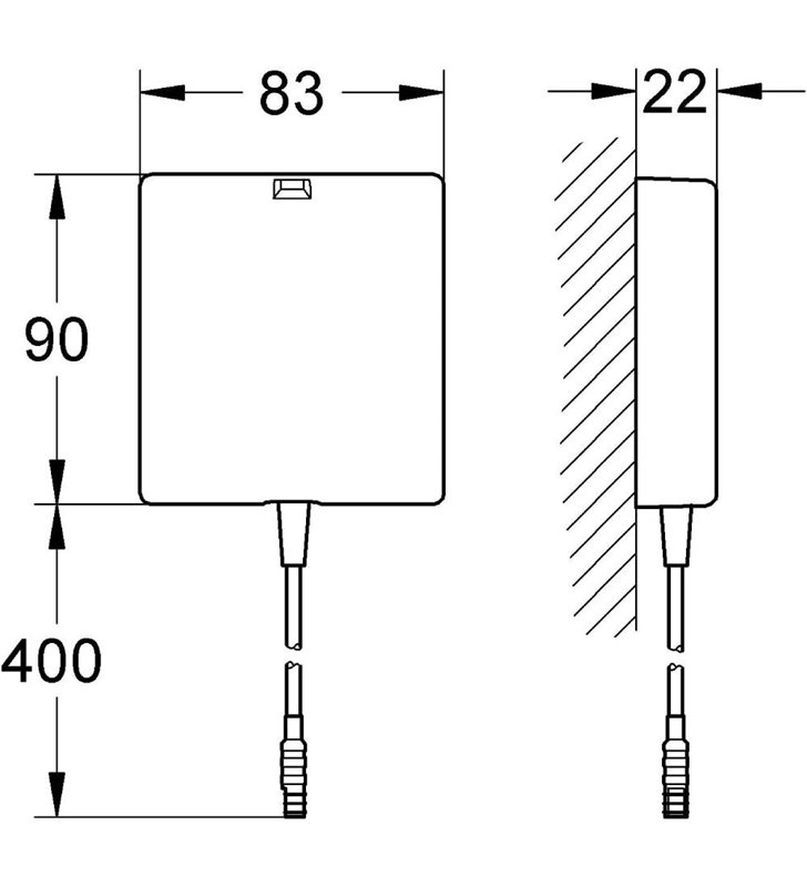 Alimentation secteur pour mitigeur lavabo infrarouge Grohe