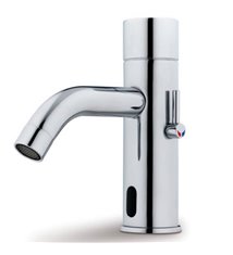 Robinet salle de bain infrarouge mitigeur de lavabo électronique chrome
