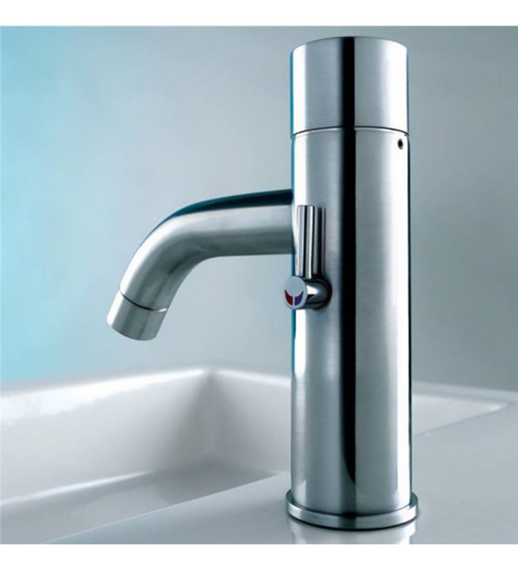 Robinet salle de bain infrarouge mitigeur de lavabo électronique chrome
