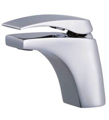 Robinet de lavabo mitigeur chromé pour salle de bain design