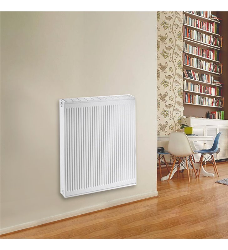 Radiateur eau chaude réversible Acier Blanc Type 21 Chauffage central DE DIETRICH