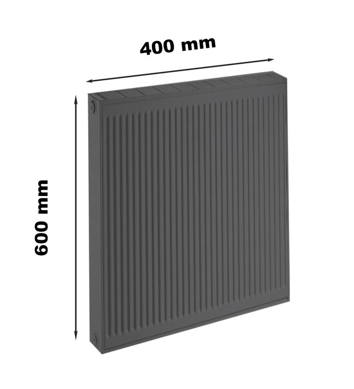 Radiateur eau chaude réversible Acier Blanc Type 21 Chauffage central DE DIETRICH