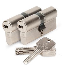 Lot de 2 cylindres de porte Bricard Astral 17152 débrayable 30+30 mm