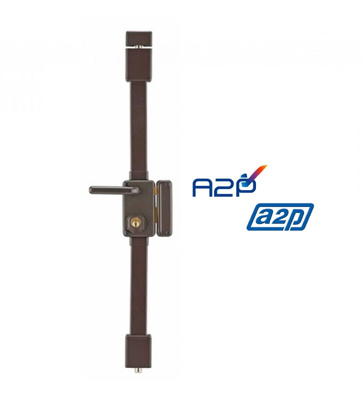 Serrure de porte 3 points à fouillot marron Droite Thirard Beluga A2P