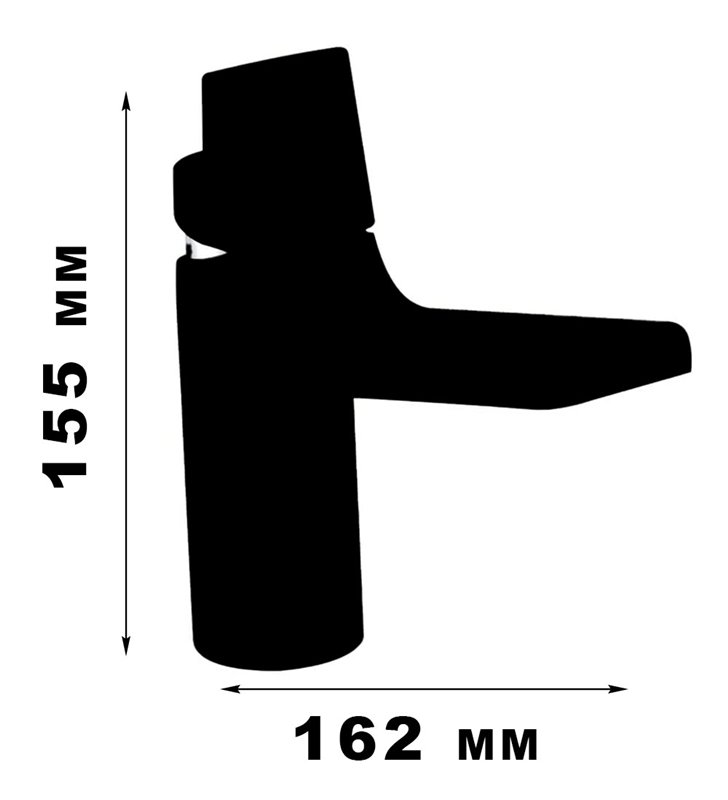 Robinet de salle de bain mitigeur lavabo noir mat Design
