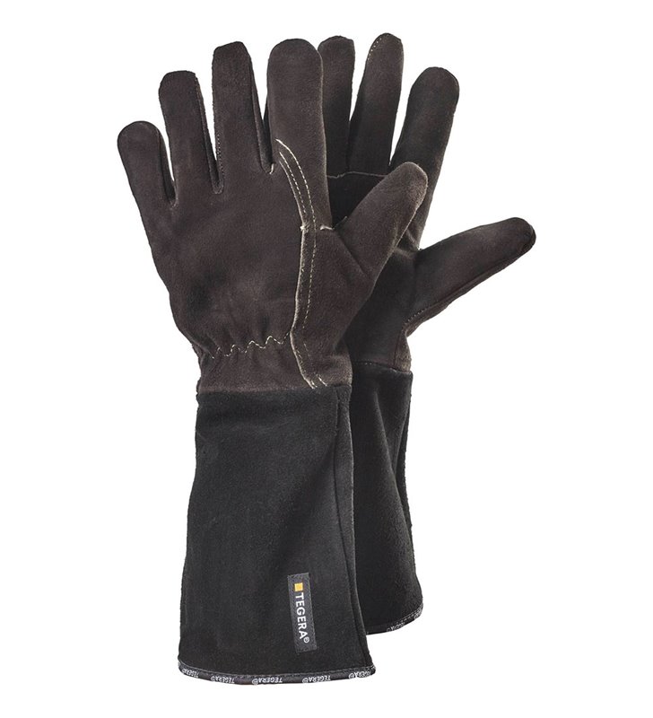 Lot de 6 gants de soudure anti chaleur en cuir fleur caprin Tegera EN388 EN407