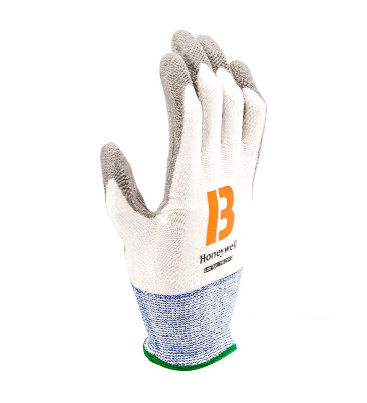 Lot de 10 gants de travail en PU tricot anti coupure Vertigo PU3 EN388