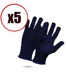 Lot de 5 paires de gants de travail résistant au froid Thermalight EN388 EN511