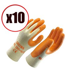 Lot de 10 paires de gants de travail anti coupure Grip 310 EN388