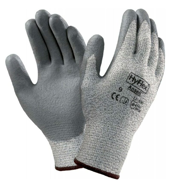 Lot de 6 gants de travail en lycra et kevlar Hyflex 11-630 EN388 anti coupure