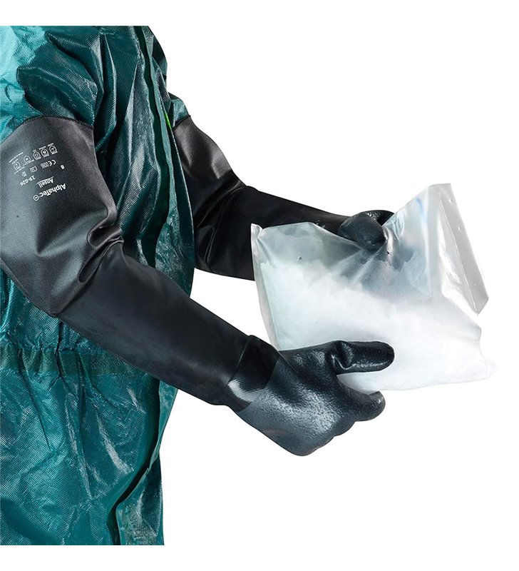 Gant de travail protection thermique et chimique thermaprene EN374 Type A