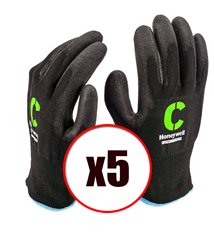 Lot de 5 gants de travail en PU anti coupure Vertigo PU5 EN388