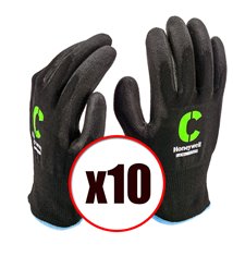 Lot de 10 paires de gants de travail en PU anti coupure Vertigo PU5 EN388