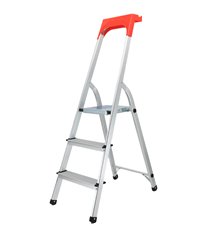 Escabeau pliable 3 marches Marchepied léger en aluminium 150 kg 55 cm Safetool