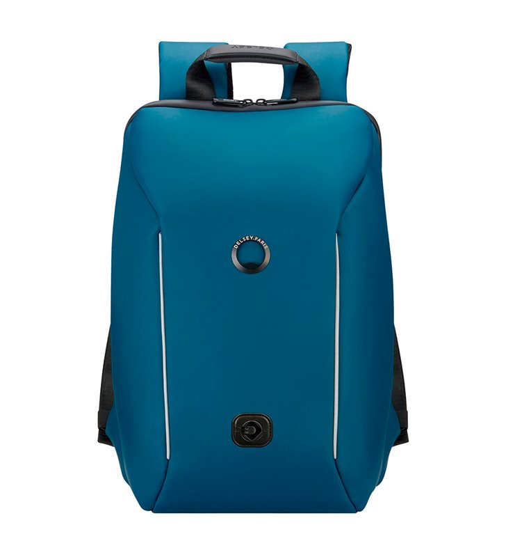 Sac à dos Bleu Vélo trottinette DELSEY SECURAIN compatible éclairage Cosmo connected