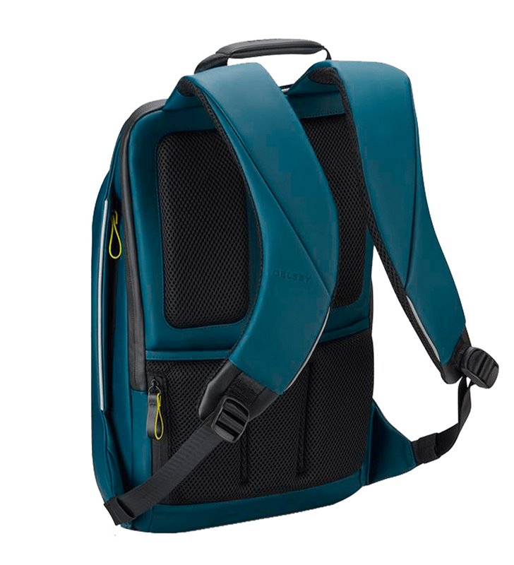 Sac à dos Bleu Vélo trottinette DELSEY SECURAIN compatible éclairage Cosmo connected