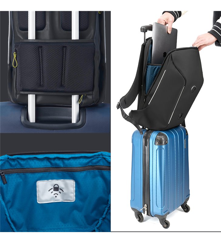 Sac a dos imperméable pour ordinateur portable DELSEY Securain Cosmo 22L