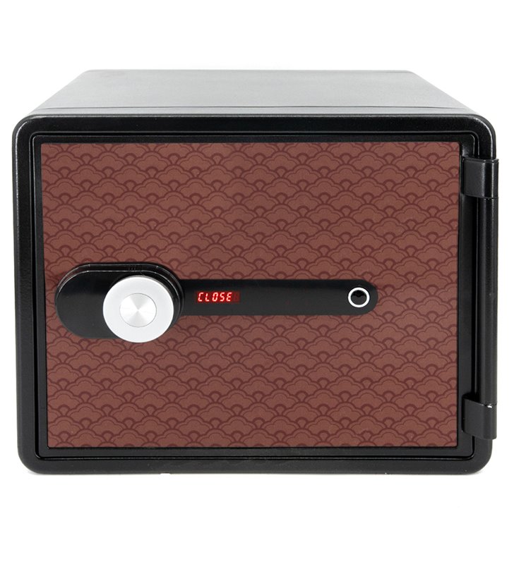 Coffre fort ignifuge 20L Anti feu 1H Electronique a code fixation sol FS-FM20 Reskal