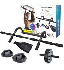 Kit musculation maison 5 en 1 barre de traction Pro-form