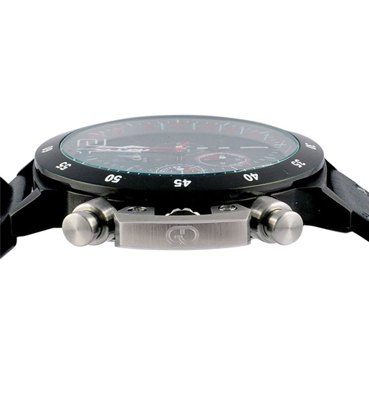 Montre sport homme analogique à quartz bracelet cuir étanche chronographe GTO ROADTIME