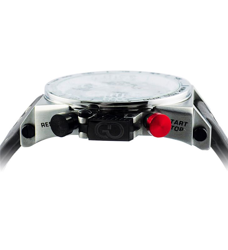 Montre sport homme analogique à quartz bracelet cuir étanche chronographe GTO Warm up