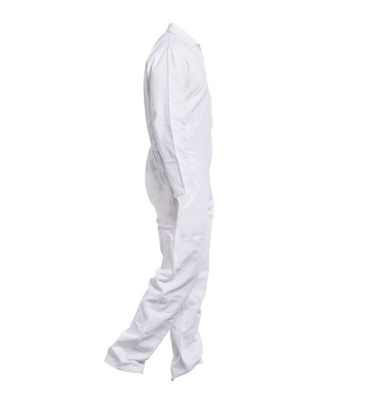 Combinaison de travail blanche sans poche 100% coton XL