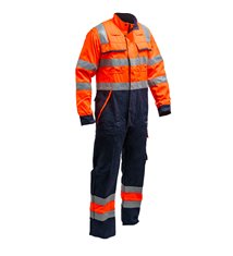 Combinaison de sécurité et travail haute visibilité orange taille 44-46