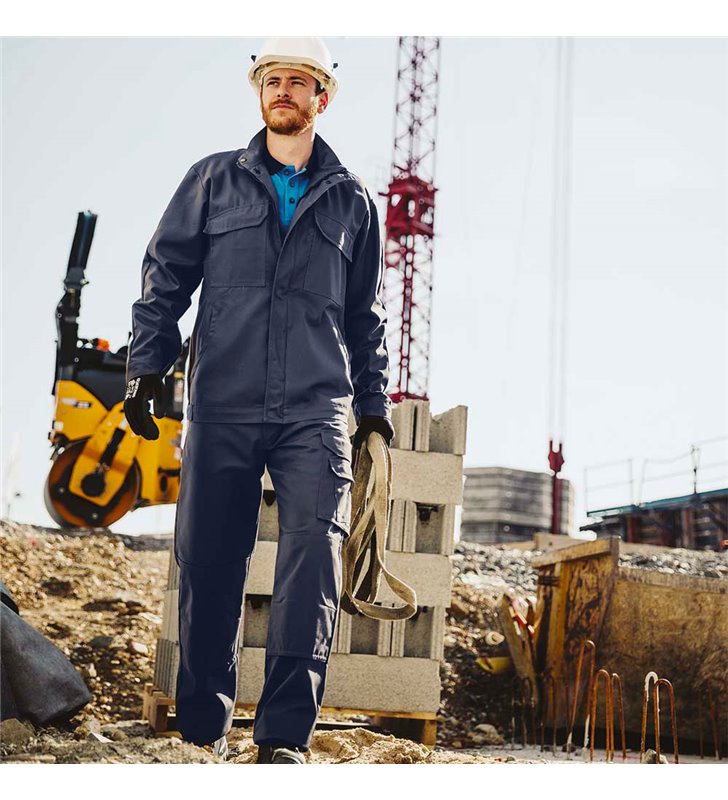 Veste blouson bleu de travail Kross Line