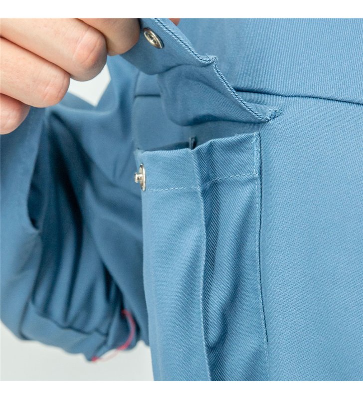 Veste blouson de travail bleu pétrole LAFONT
