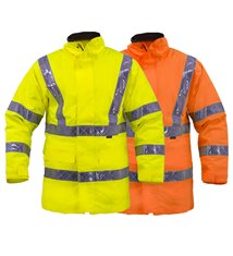 Veste de travail Parka haute visibilité imperméable Tex Light