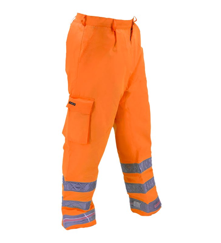 Pantalon de travail haute visibilité anti pluie bande réfléchissante