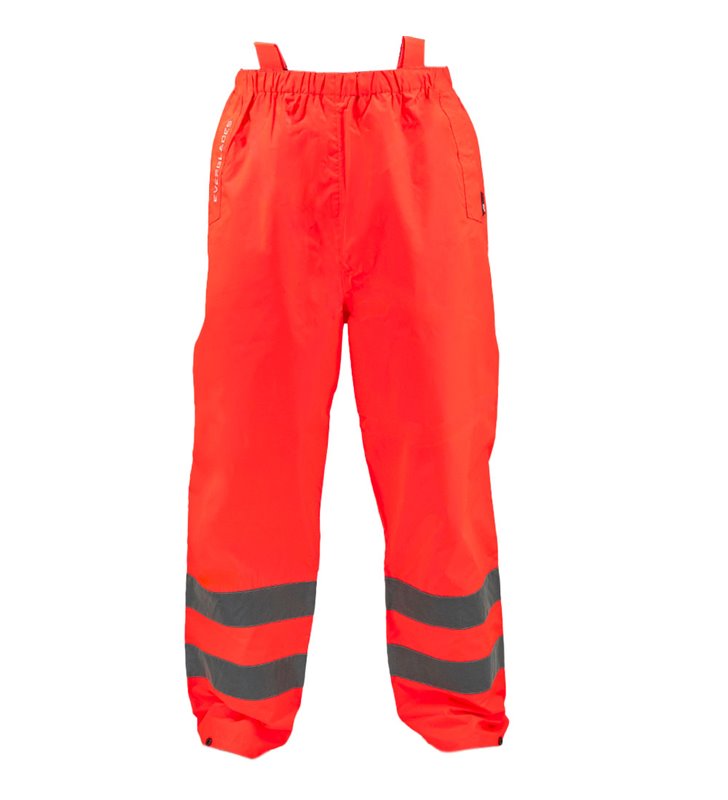 Pantalon de pluie imperméable haute visibilité Surpantalon intemperies