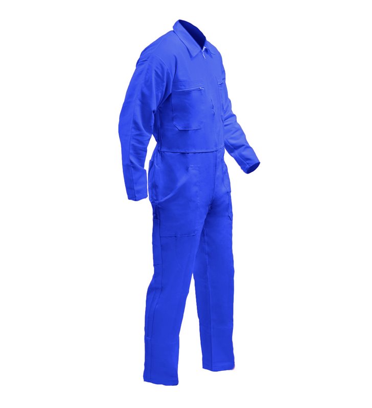 Combinaison De Travail Unisexe Antistatique - Polyester, Fermeture éclair Intégrale - Poches, Poignets élastiques