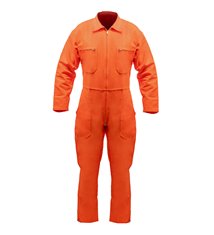 Combinaison de travail zippé zip 100% coton