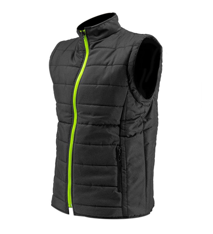 Gilet à manche amovible noir doudoune sans manche