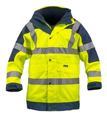 Parka de travail haute visibilité Veste impermeable en Goretex