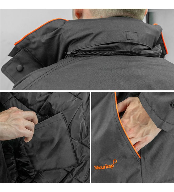 Veste parka de travail Packshot Blouson Sécuritop