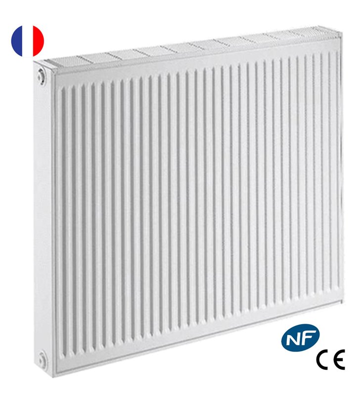 Radiateur eau chaude réversible Acier Blanc Type 22 Chauffage central DE DIETRICH