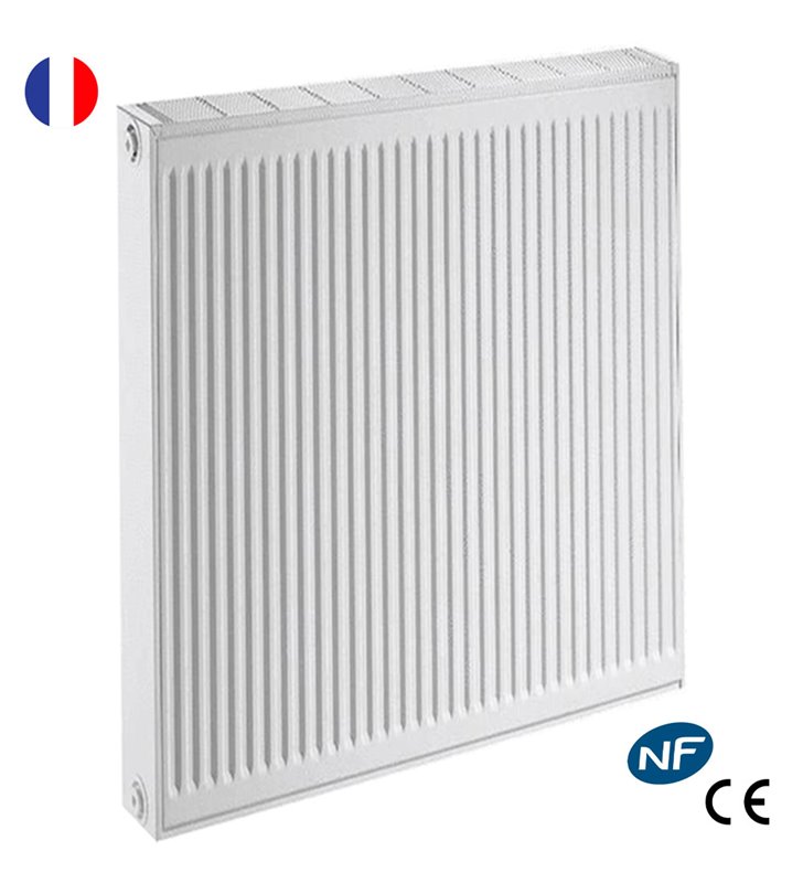 Radiateur eau chaude Acier Blanc Type 22 IHR Chauffage central DE DIETRICH